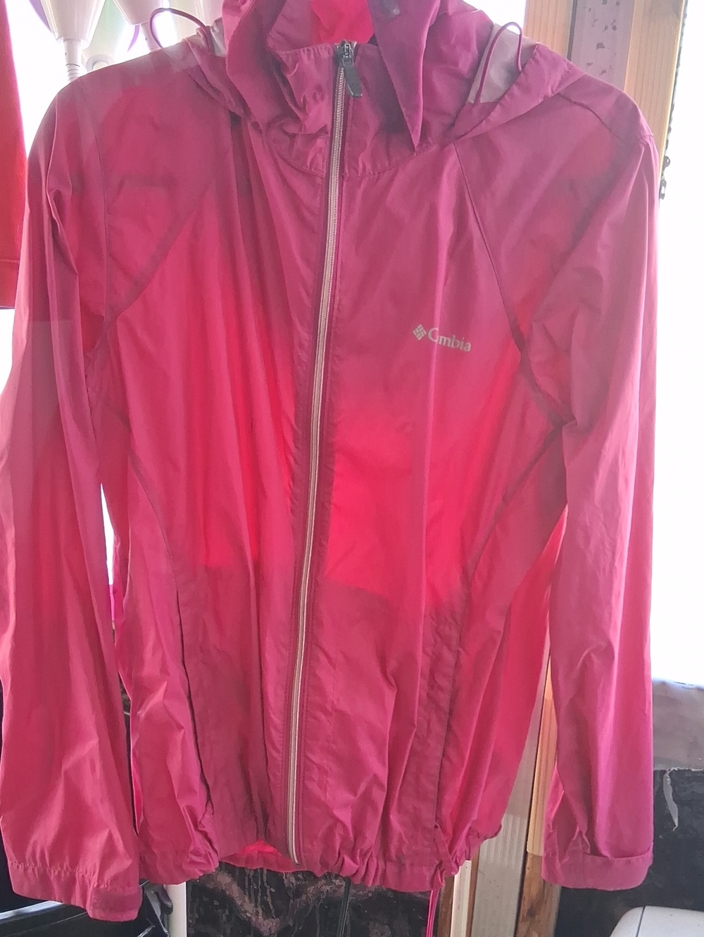 Columbia Women's Pink Full-Zip Lightweight Jacket